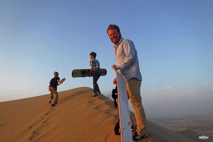 Oase Huacachina - Sandboarding