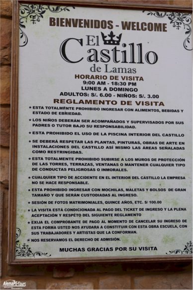 Tarapoto - Lamas - Castillo