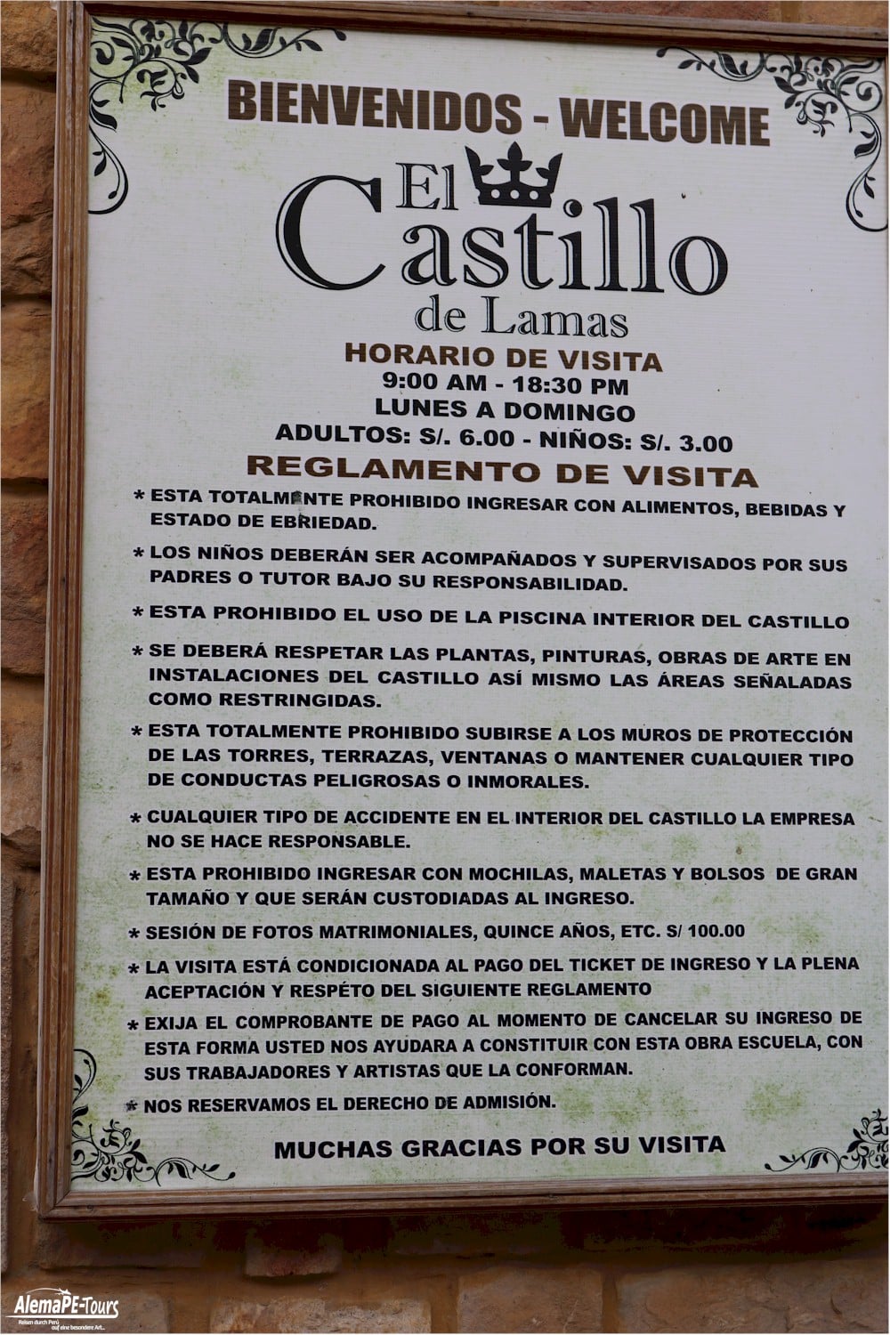 Tarapoto - Lamas - Castillo